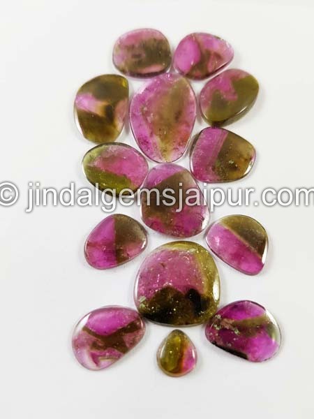 Watermelon Tourmaline Smooth Slices